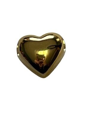 New Hillberg & Berk “love puff” sliding pendant. Stamped 925, 14k plating